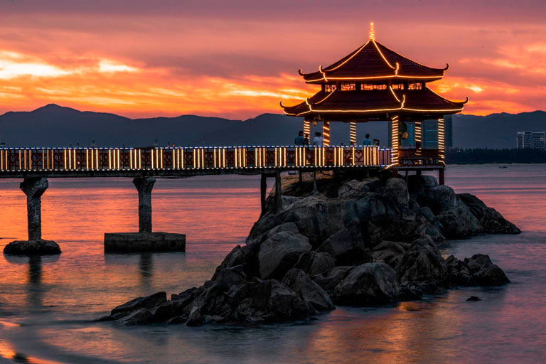 Lover Bridge Wuzhizhou Island