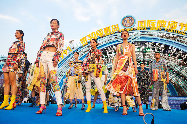 Fashion Show in Qingdao Beer Festival