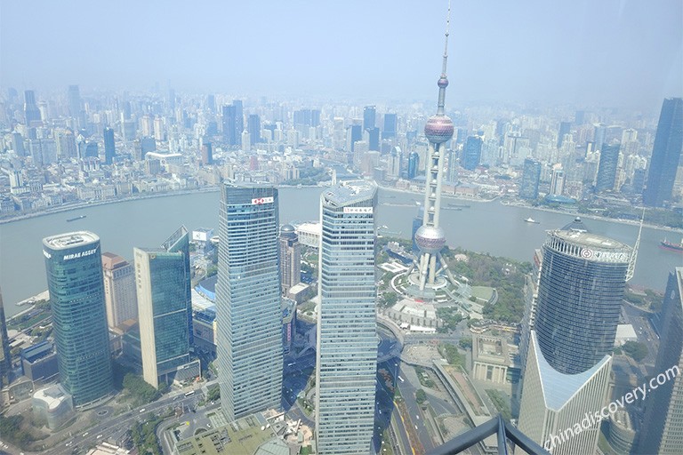 Shanghai's Cityscape from Jinmao Tower