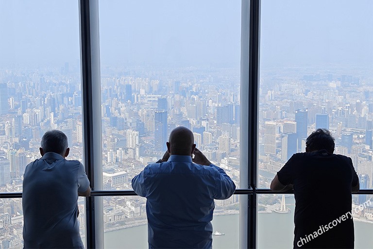 View from Shanghai Tower