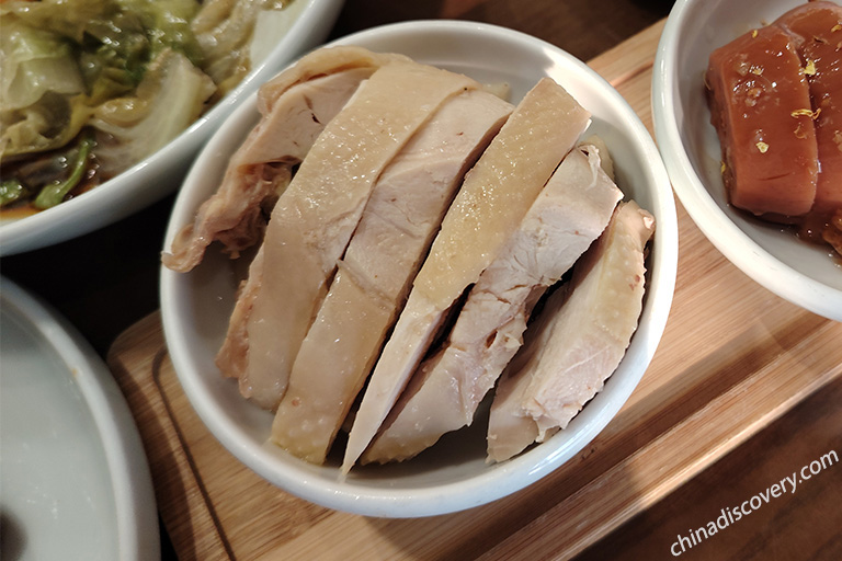 Classic Poached Chicken Shanghai Food