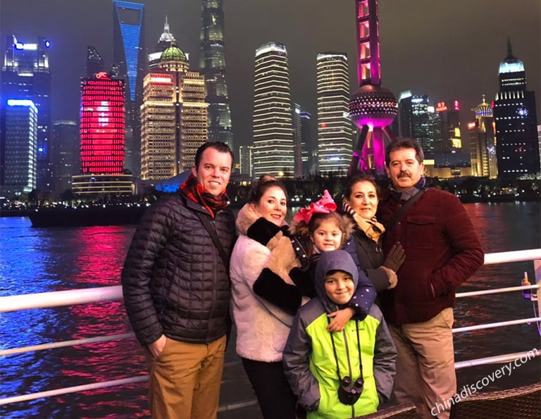 Sanchez's Family from Mexico took a Huang River Cruise in 2019
