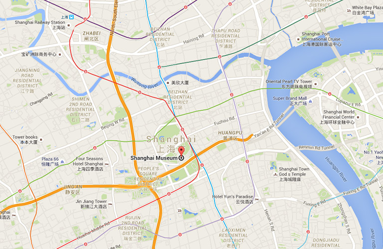 Shanghai Museum Map