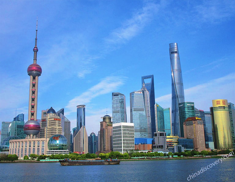 Shanghai Skyline - Our Guest Elizabeth