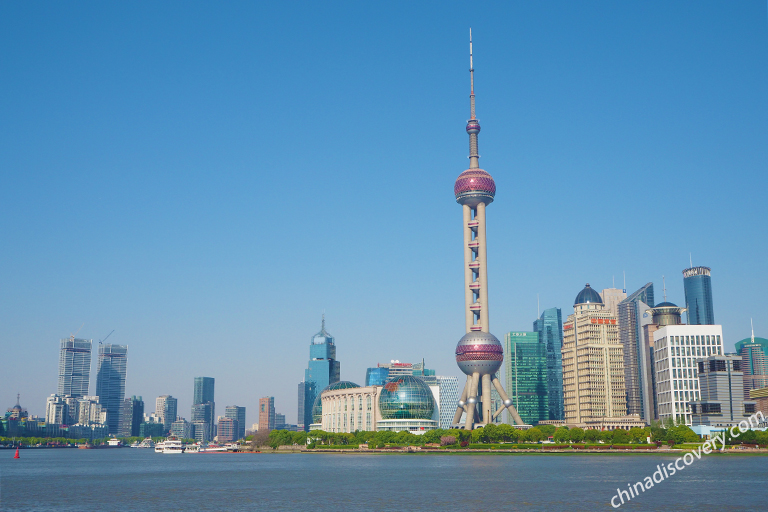 Oriental Pearl TV Tower in Shanghai