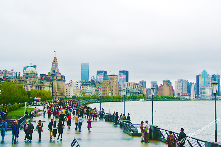 the Bund in Shanghai