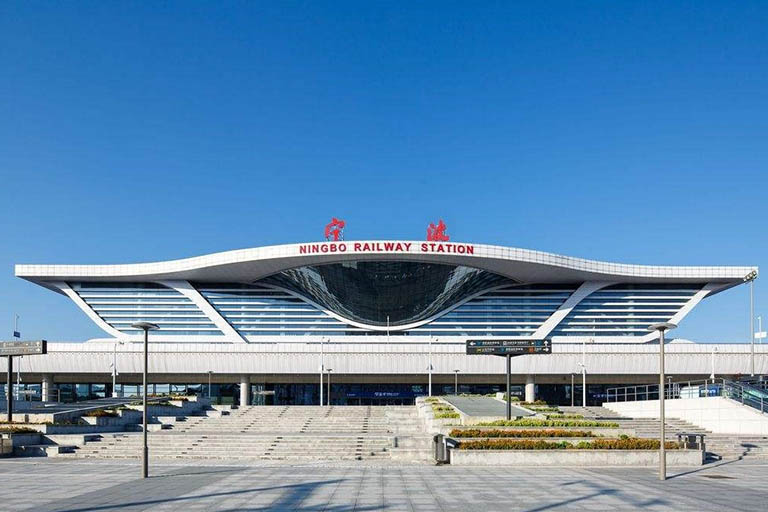 Ningbo Railway Station Ningbo to Shanghai High Speed Bullet Train