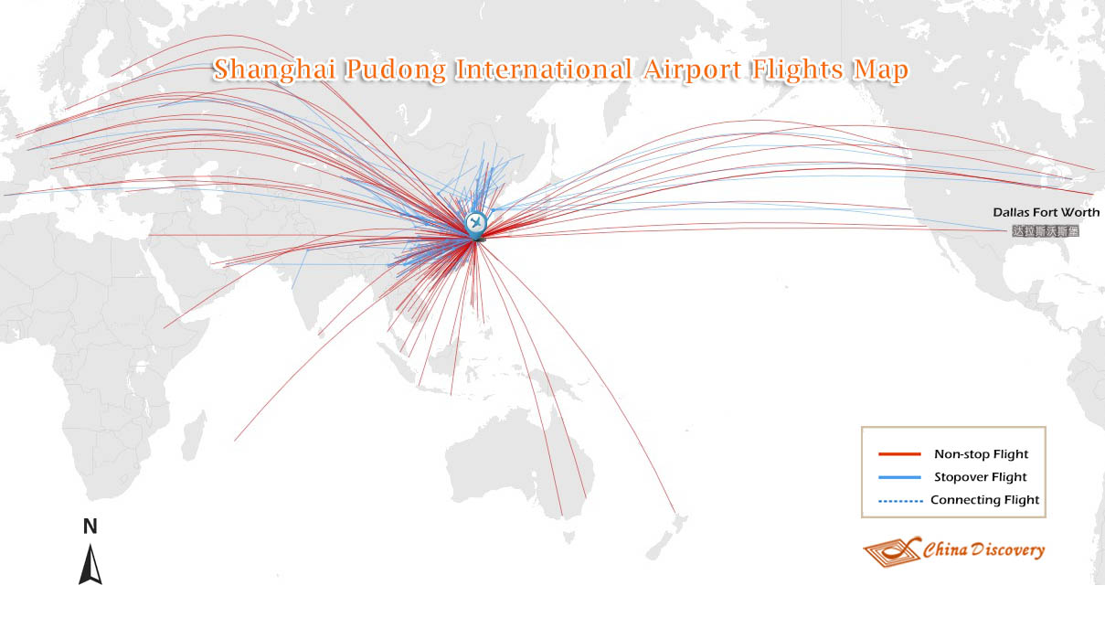 shanghai international airport terminal map