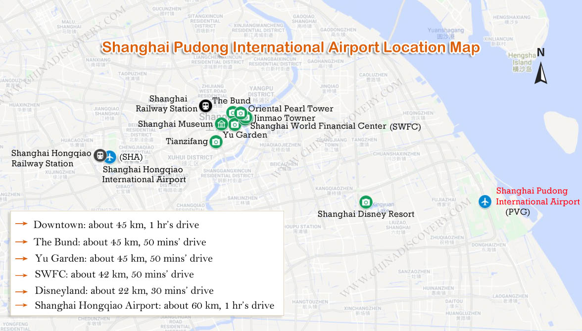 Shanghai - Shanghai Hongqiao International (SHA) Airport Terminal Map -  Overview