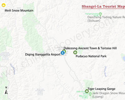 Shangri-La Attraction Map