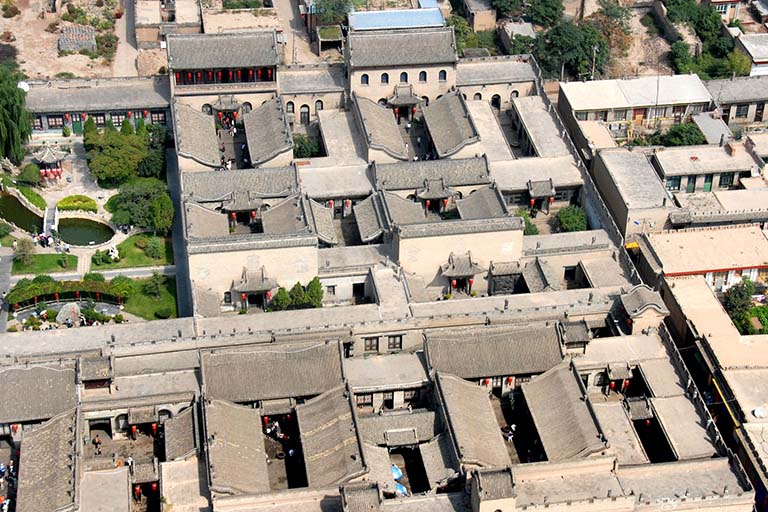 Bird's View of of Qiao's Facmily Compound Shanxi Attractions