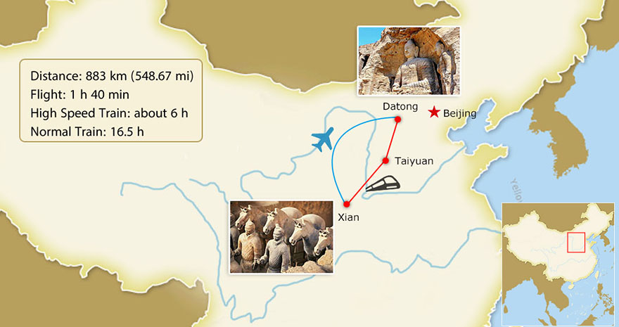 Xian to Datong