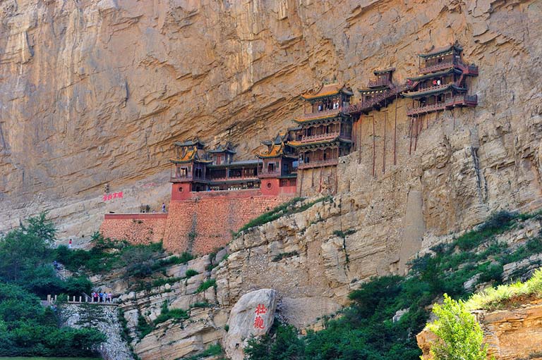 Hanging Temple on the Cliff Hanging Temple