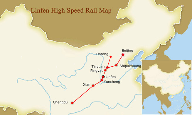 Hukou Waterfall Map