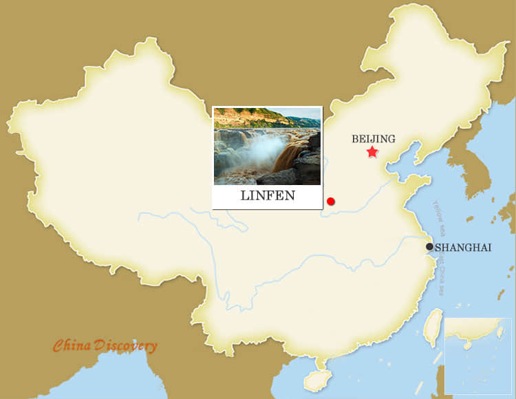 Linfen Map