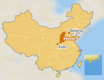 Shanxi China Map
