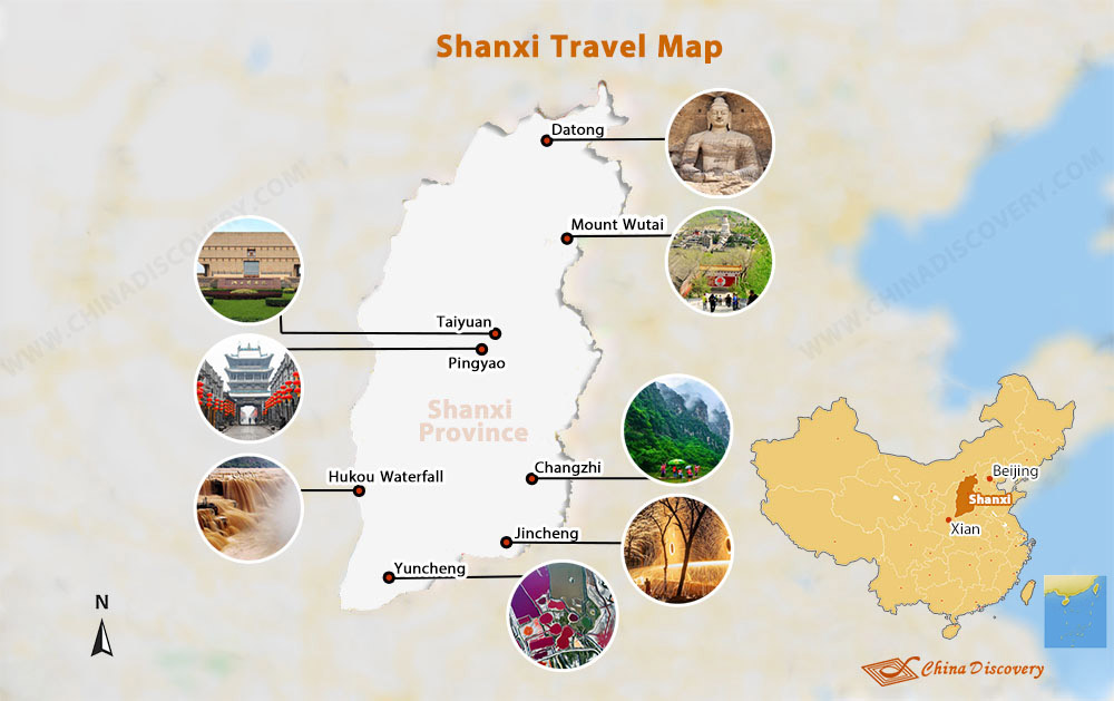 Shanxi Travel Map