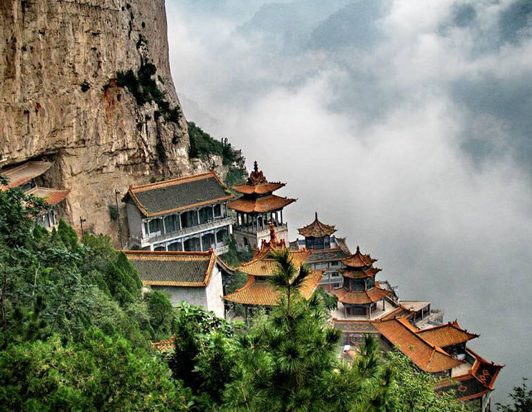 Taoist Temple in Mianshan Mountain