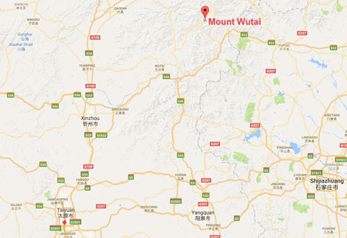 Mount Wutai Map