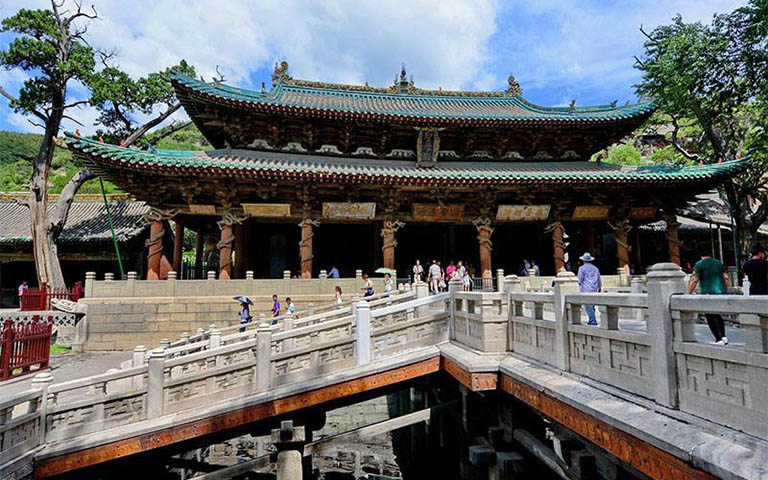Flying Bridge Across Fish Ponds Jingci Temple