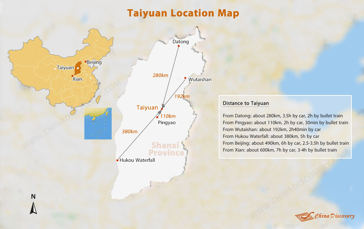 Taiyuan Map