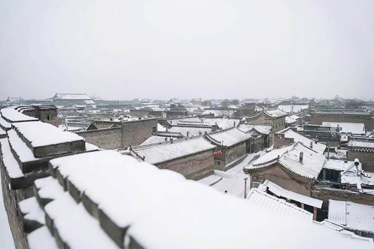 Snow-covered Pingyao Ancient City in January How to Plan a Shanxi Tour - Shanxi Trip Planner