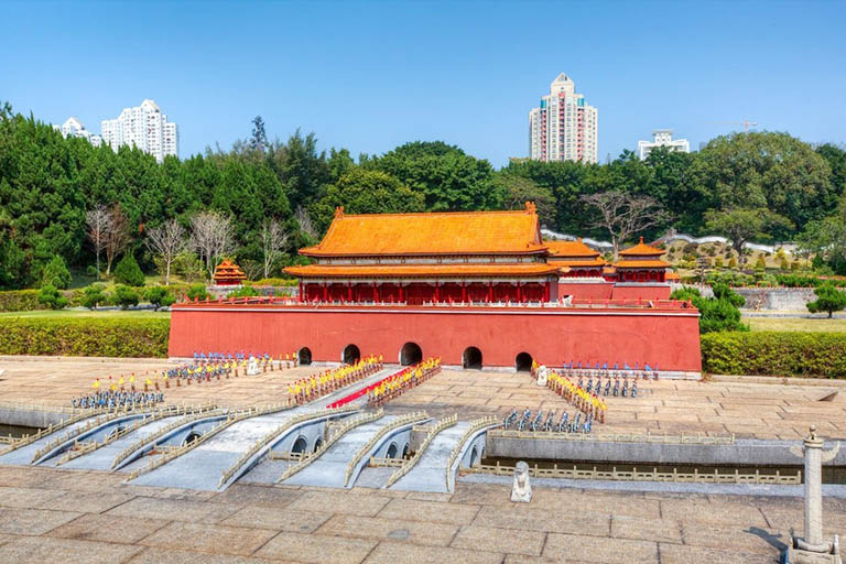 Tian'an Men Square in China Folk Culture Village