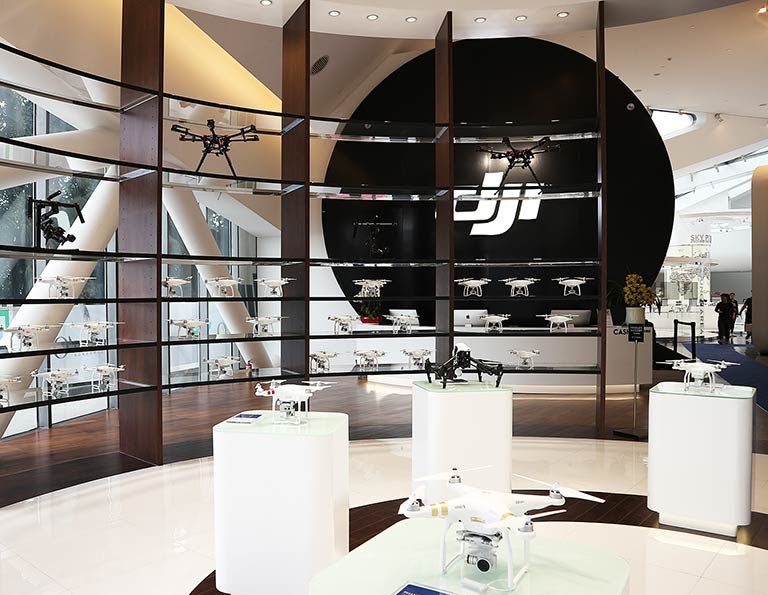 DJI Flagship Store located in OCT Harbor