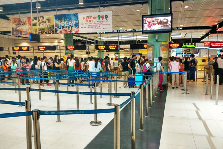 Shenzhen Hong Kong Border Crossing - Futian Port