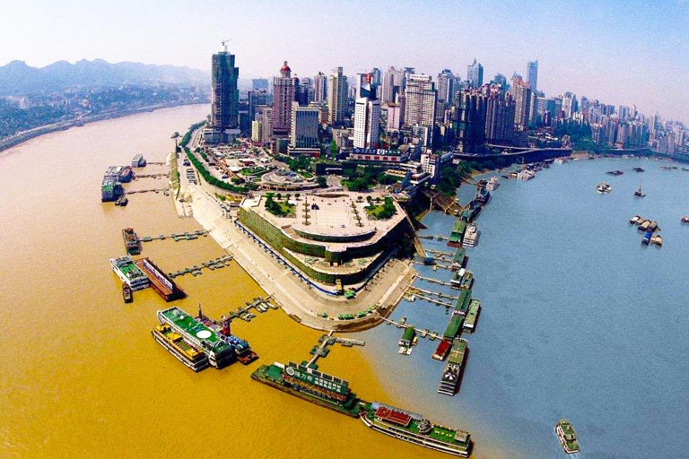CChaotianmen Port in Chongqing
