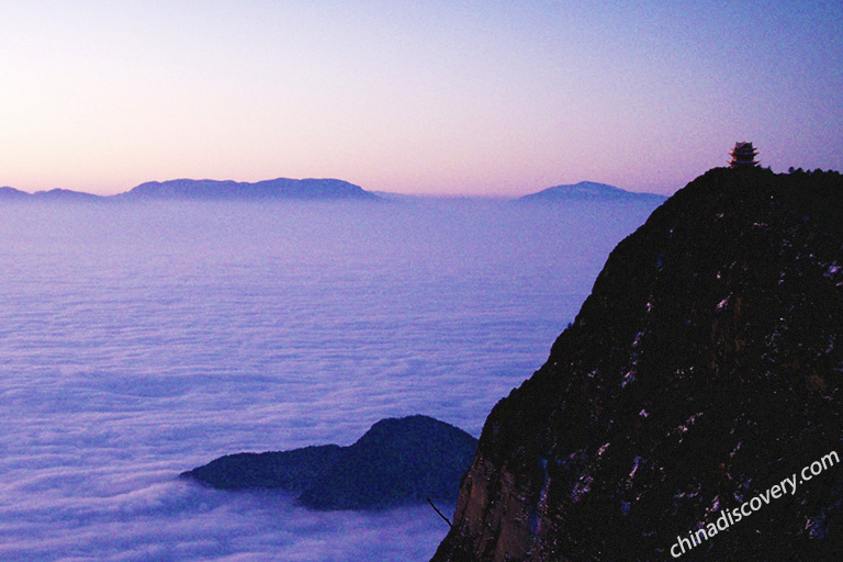 Mount Emei Panoramic Winter View