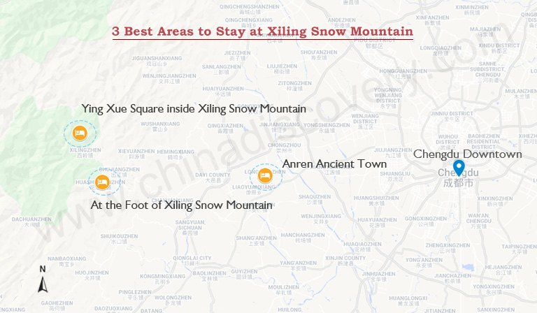 3 Best Areas to Stay At Xiling Snow Mountain