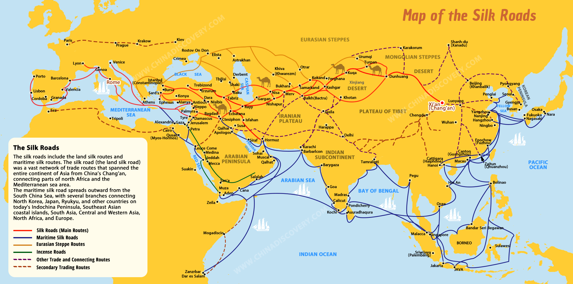 Silk Road Maps