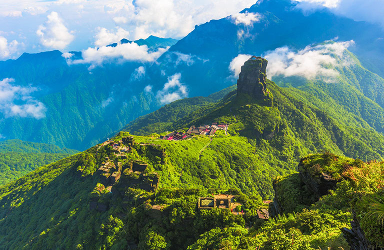 Mount Fanjing in Spring China in May