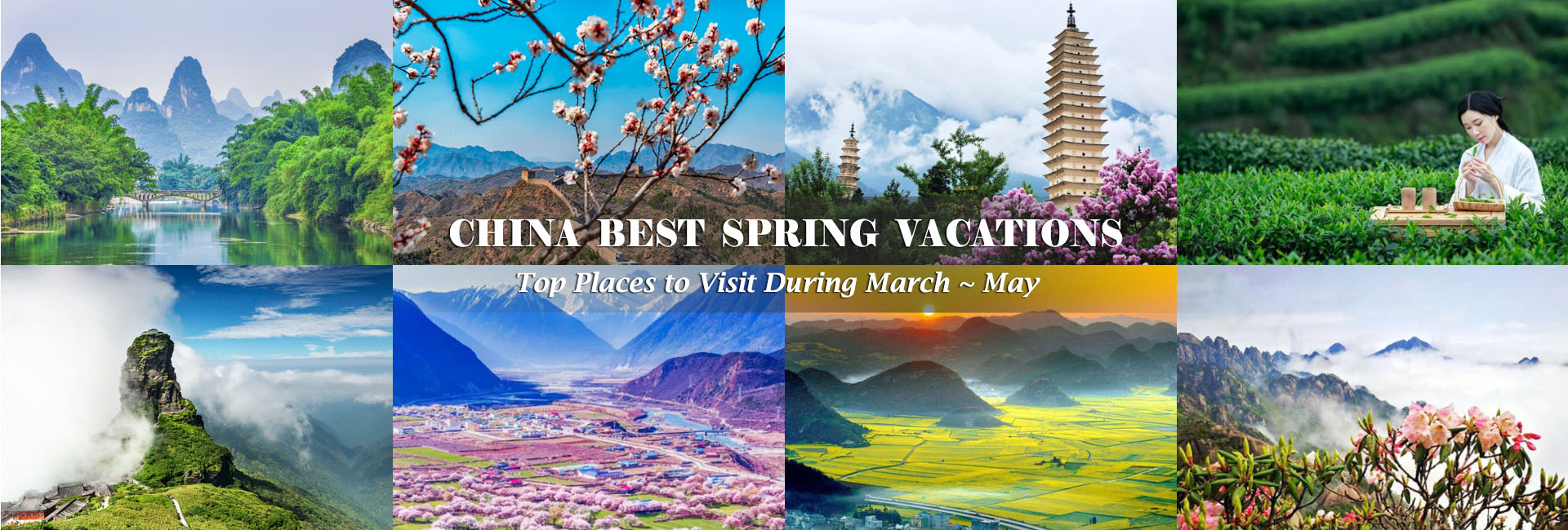 China Spring Tour Places