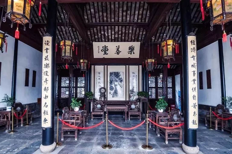 Leshan Hall in Shen's Mansion Luzhi Water Town