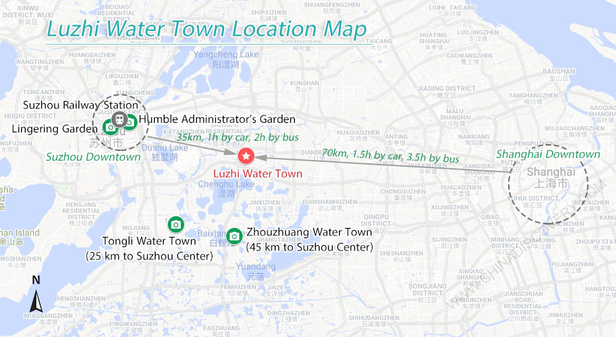 Suzhou Luzhi Map