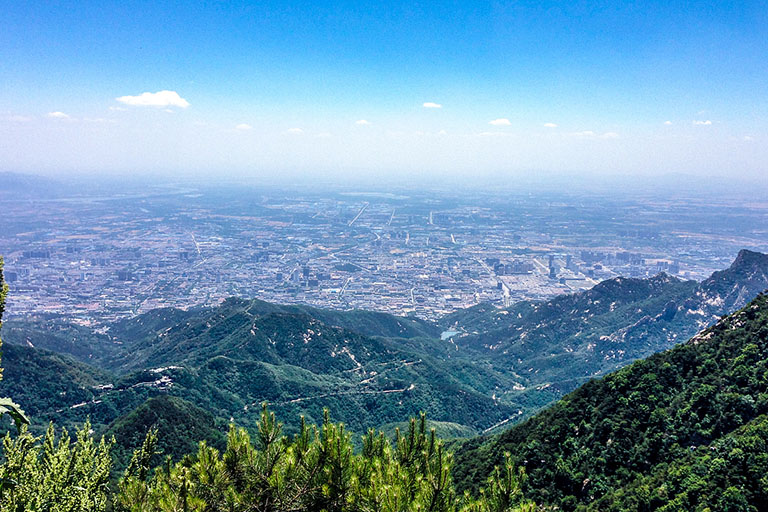 Taishan in spring Taishan