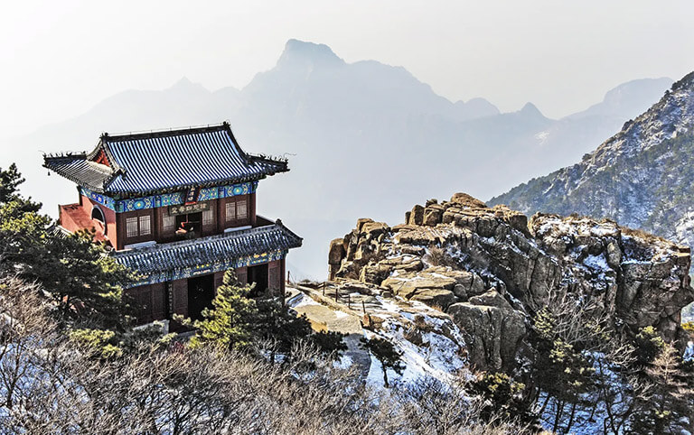 Ancient Temple on Mount Tai