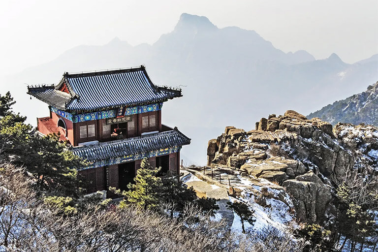 Ancient Temple on Mount Tai