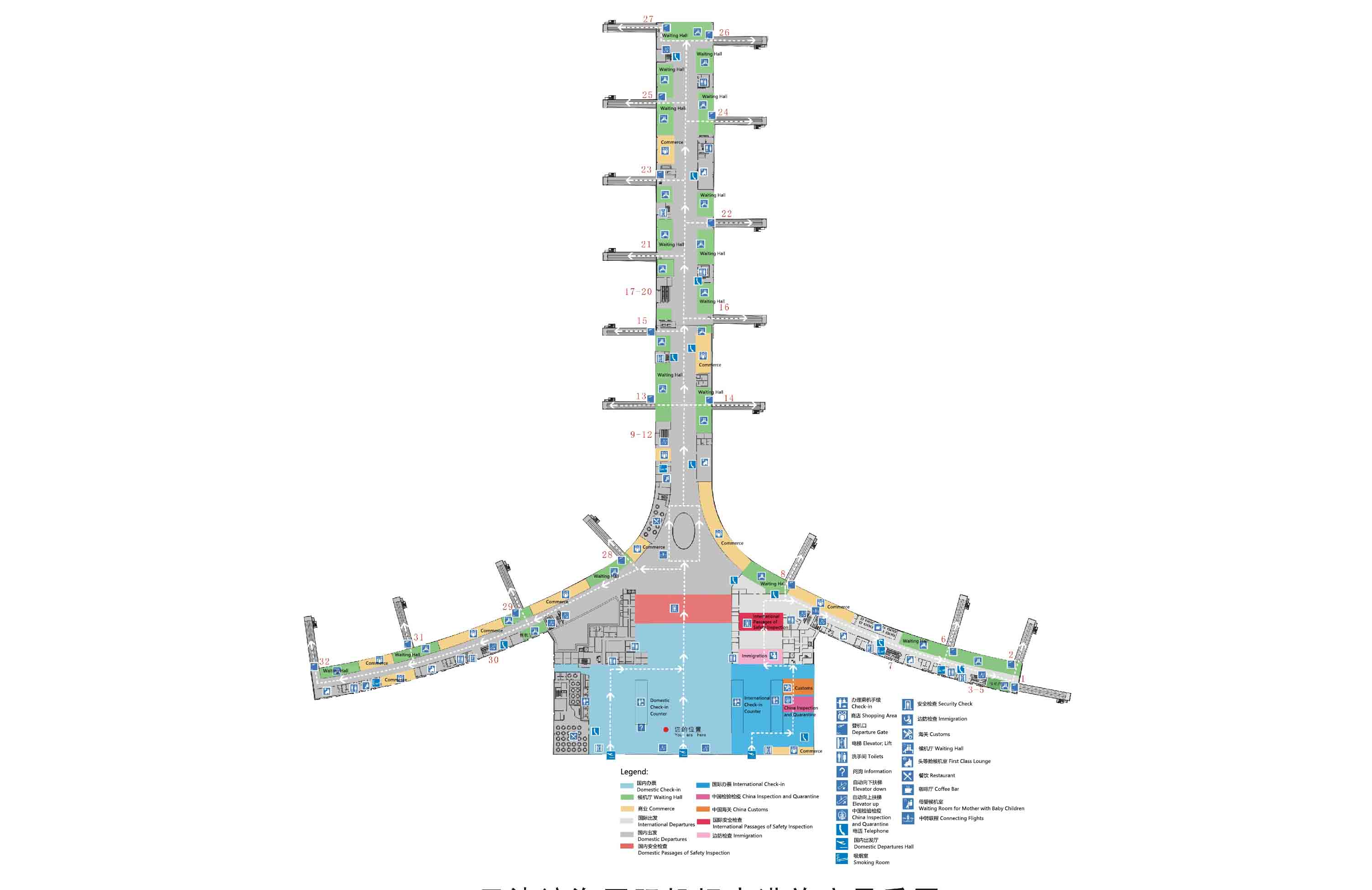 Tianjin Airport Map