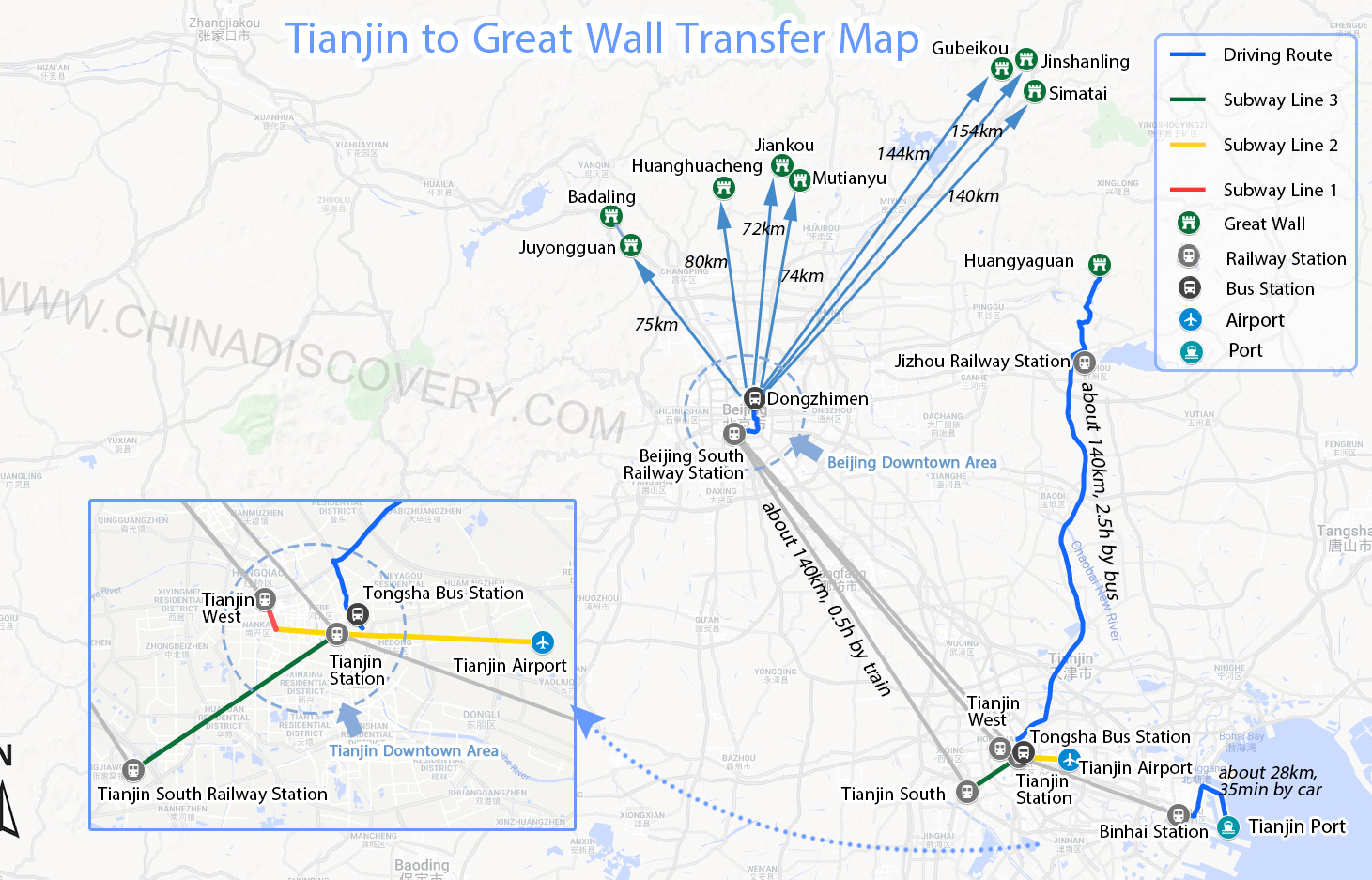 Tianjin Port Map