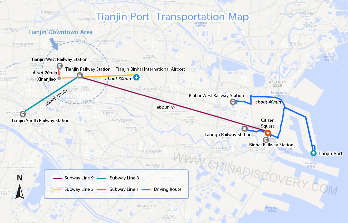 Tianjin Travel Guide - Maps