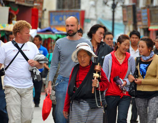Tibetan and Traveler