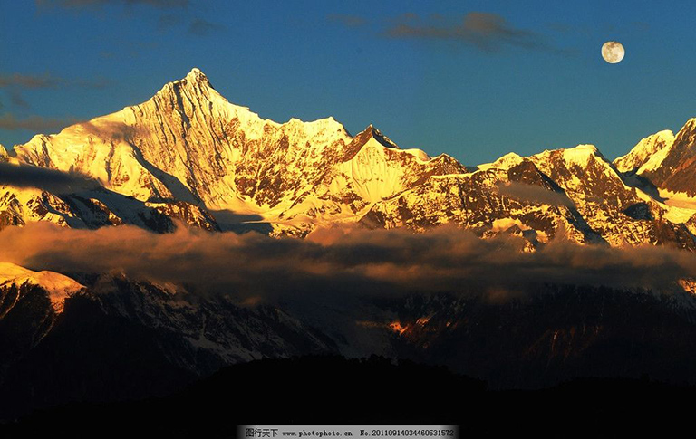 Mount Everest - Sunset