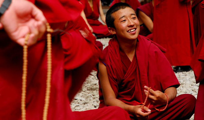 Tibetan monks