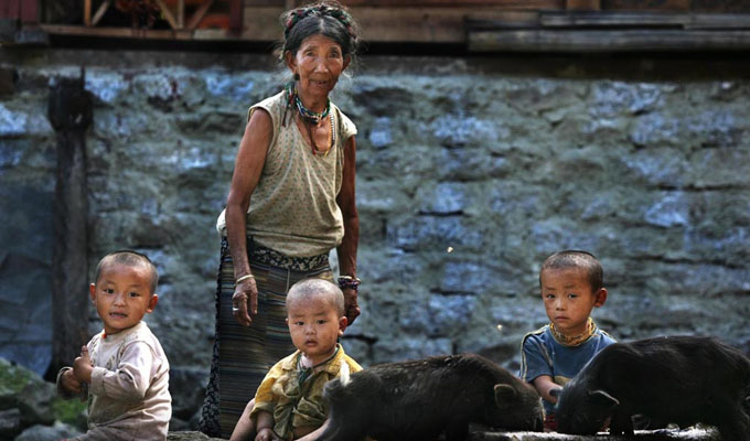 Local minority in Nyingchi