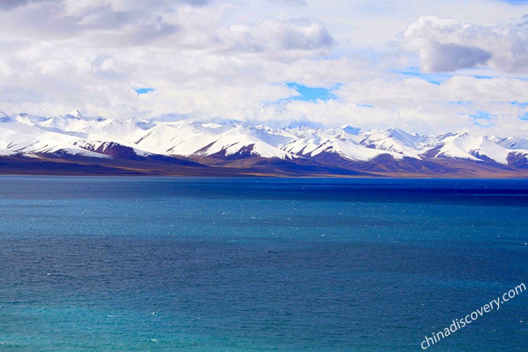 Prayer Flags around the Sacred Namtso Lake