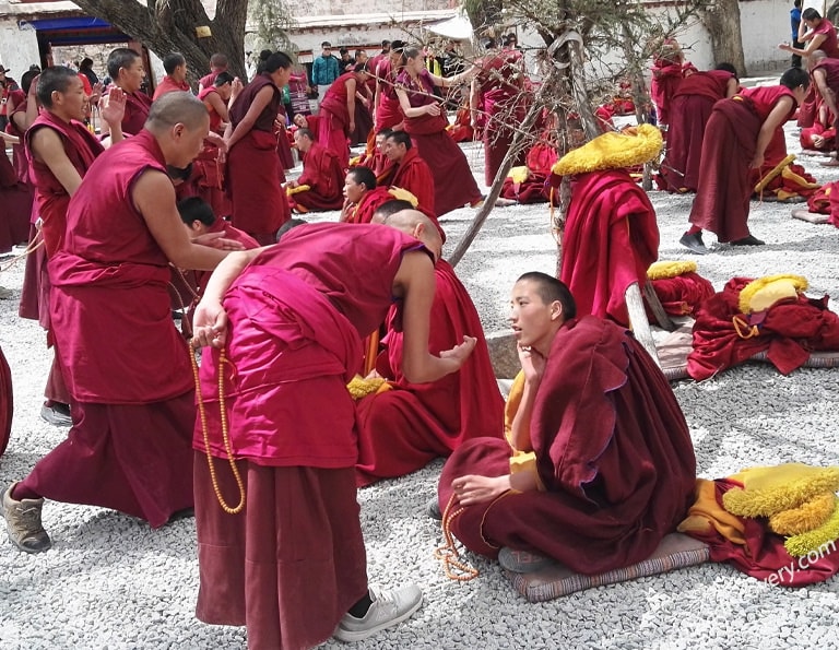 Monks Debating at Sera Monastery