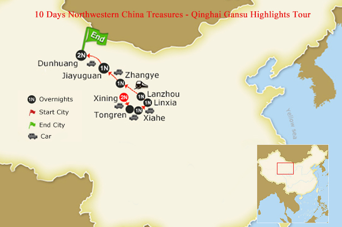 10 Days Qinghai & Gansu Highlights Tour